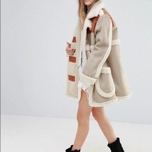 Shearling coat
